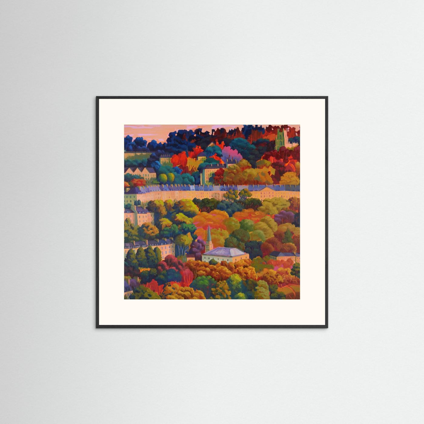 New Morning Over Bath - Square crop - Fine Art Paper Print