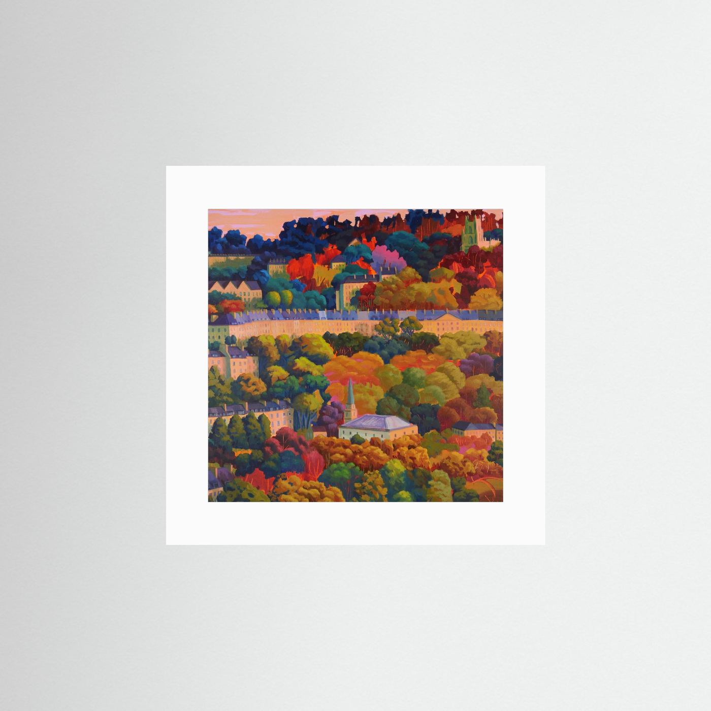 New Morning Over Bath - Square crop - Fine Art Paper Print
