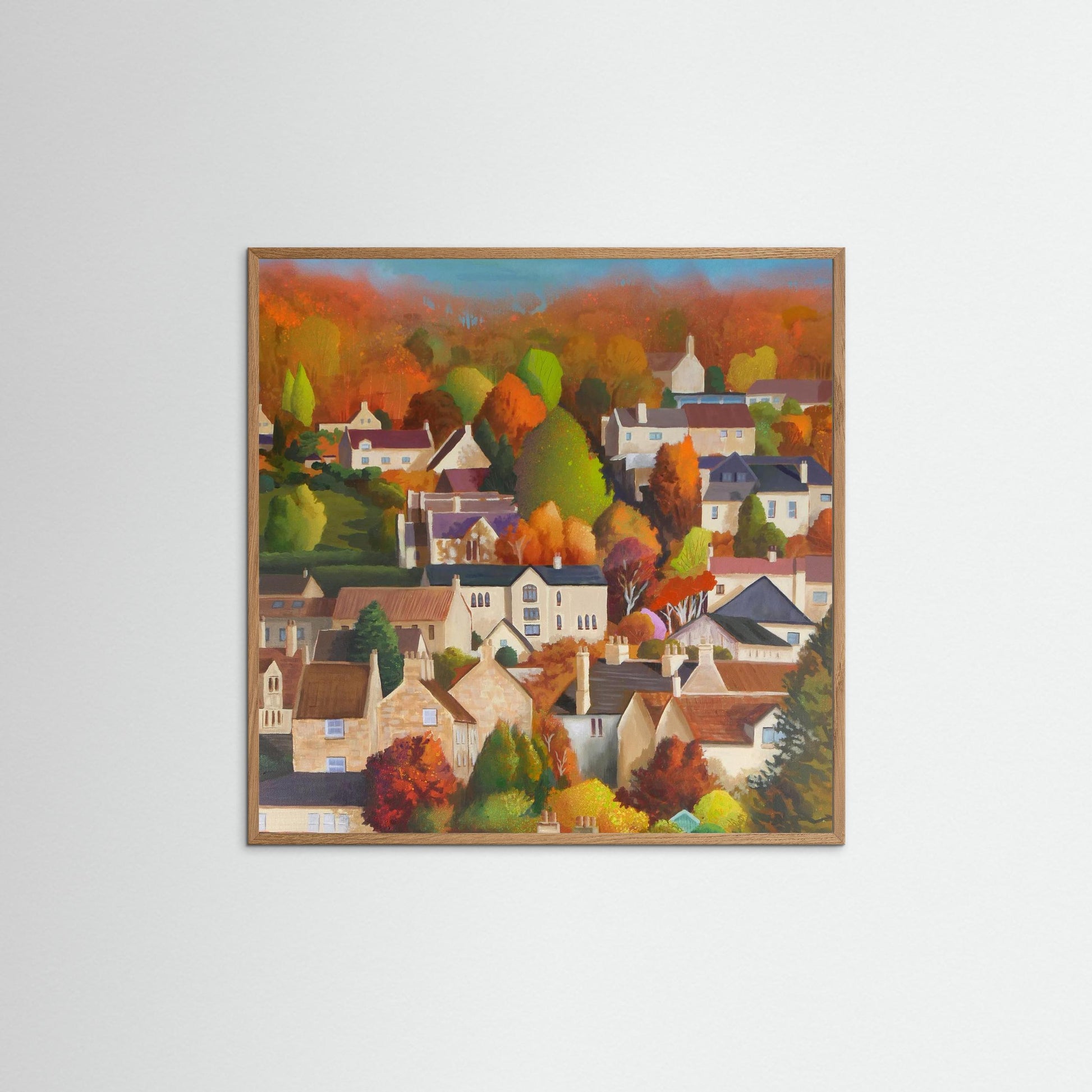 Autumn in Box - Square crop - paper print options