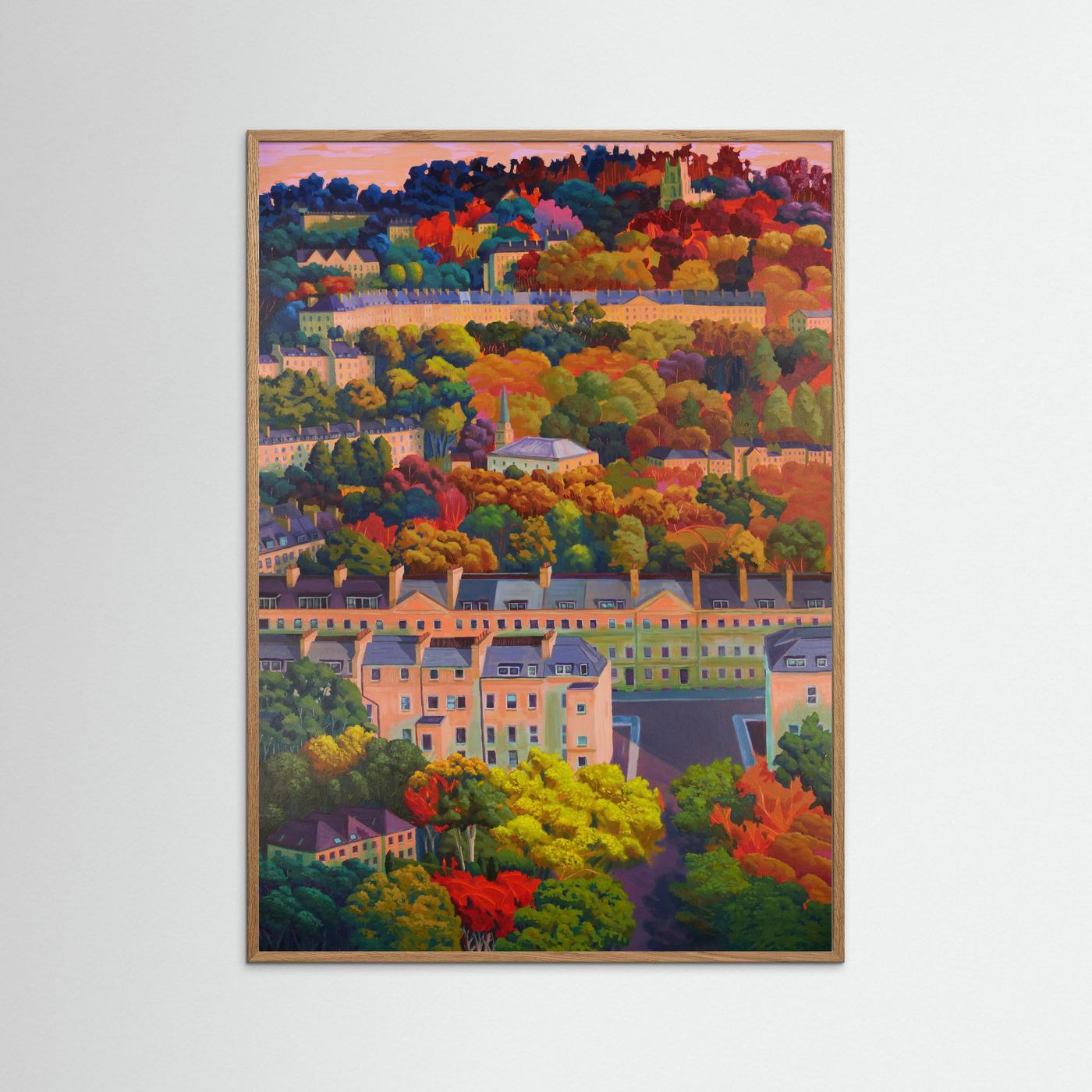 New Morning Over Bath - Fine Art Paper Print