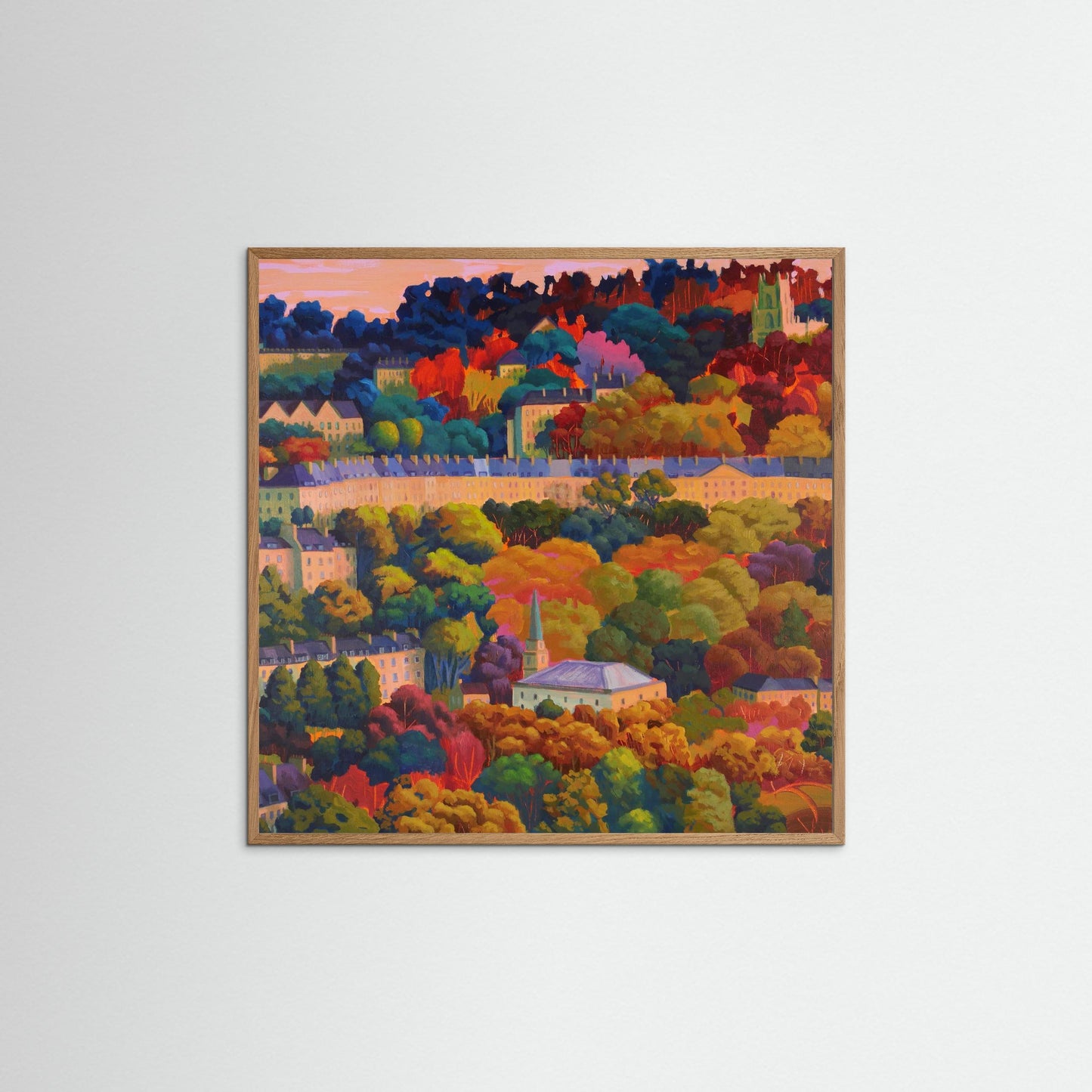 New Morning Over Bath - Square crop - Fine Art Paper Print