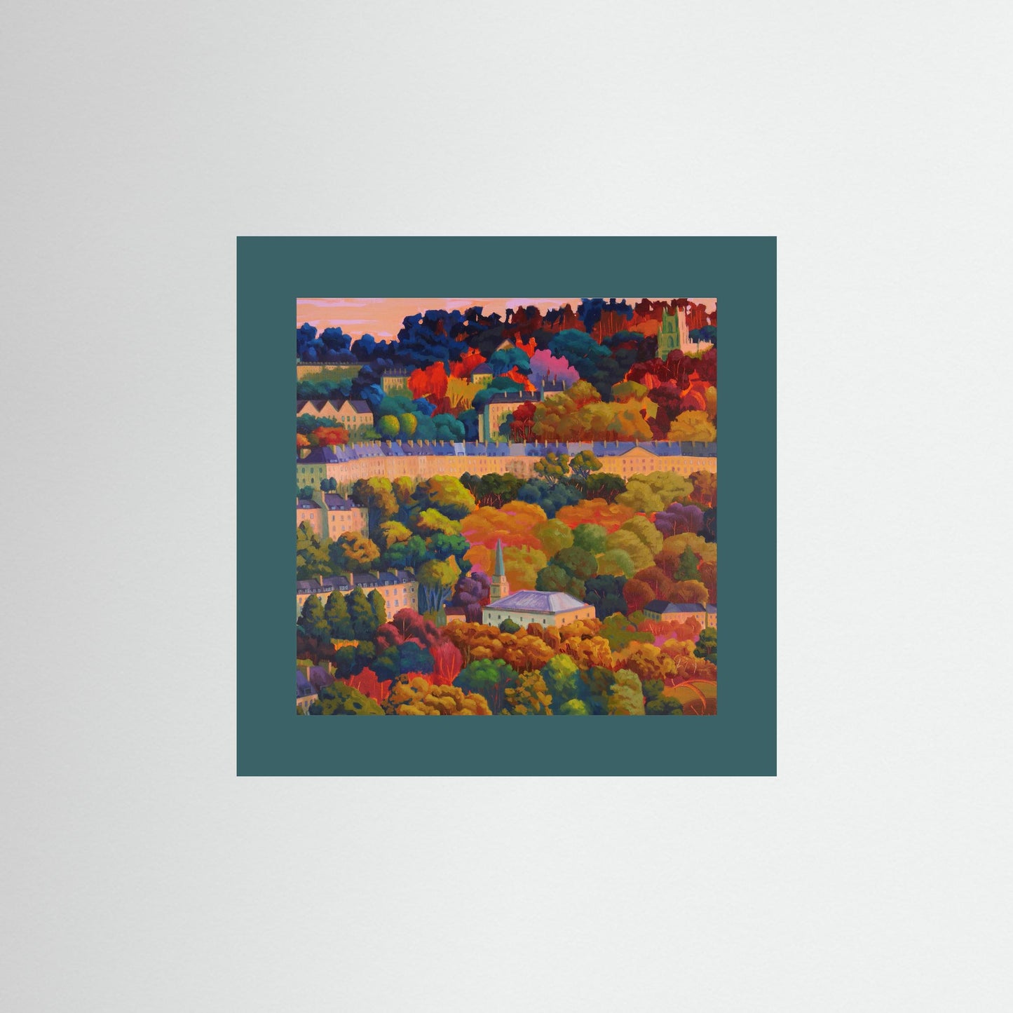 New Morning Over Bath - Square crop - Fine Art Paper Print