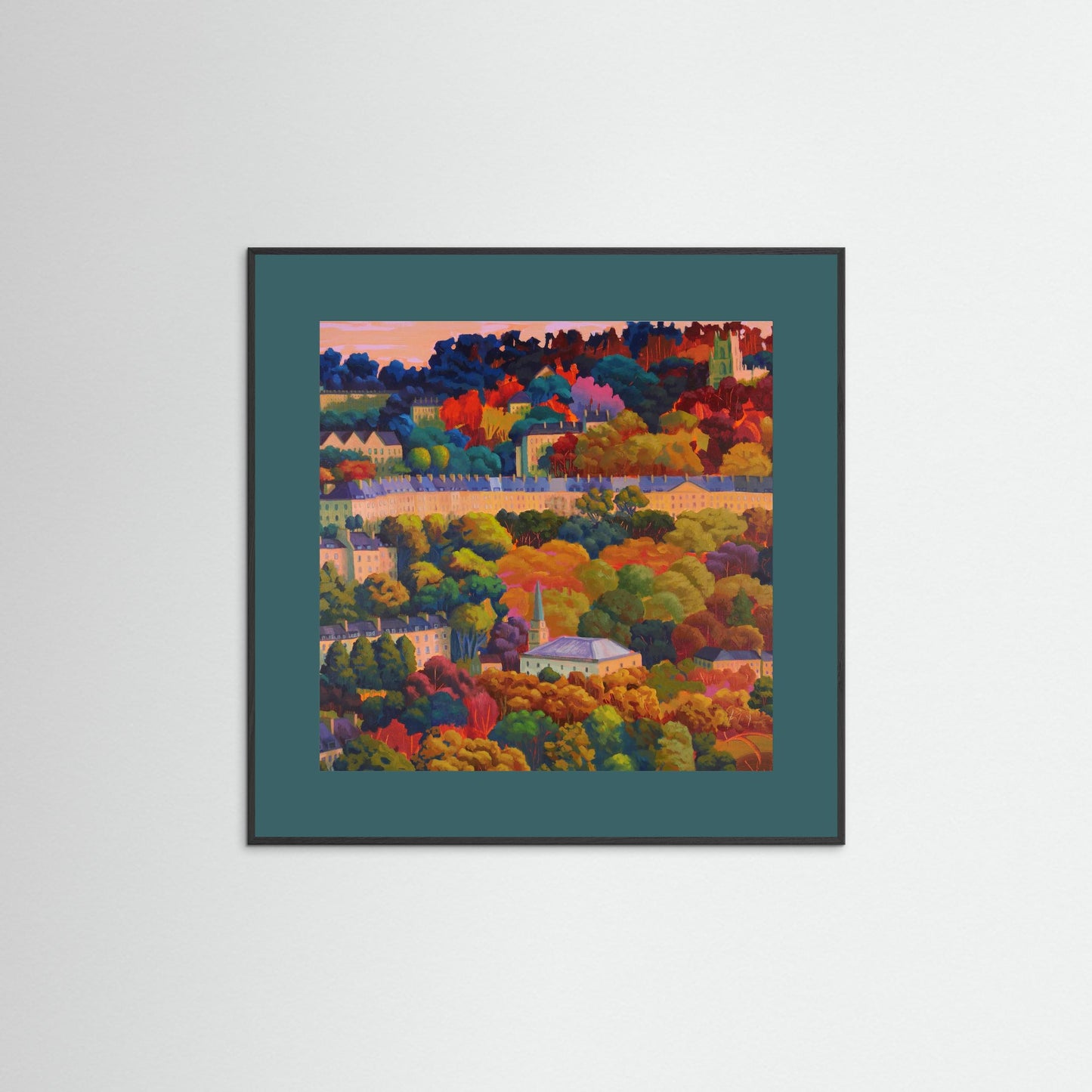 New Morning Over Bath - Square crop - Fine Art Paper Print