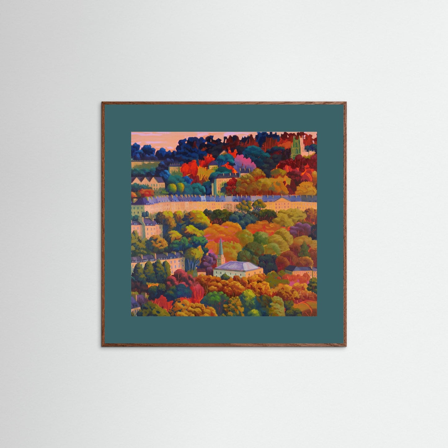 New Morning Over Bath - Square crop - Fine Art Paper Print