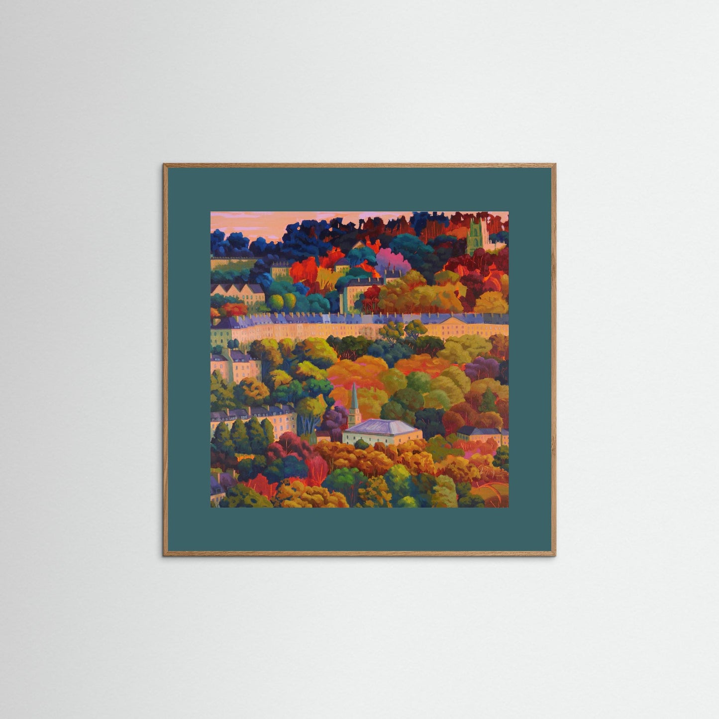 New Morning Over Bath - Square crop - Fine Art Paper Print