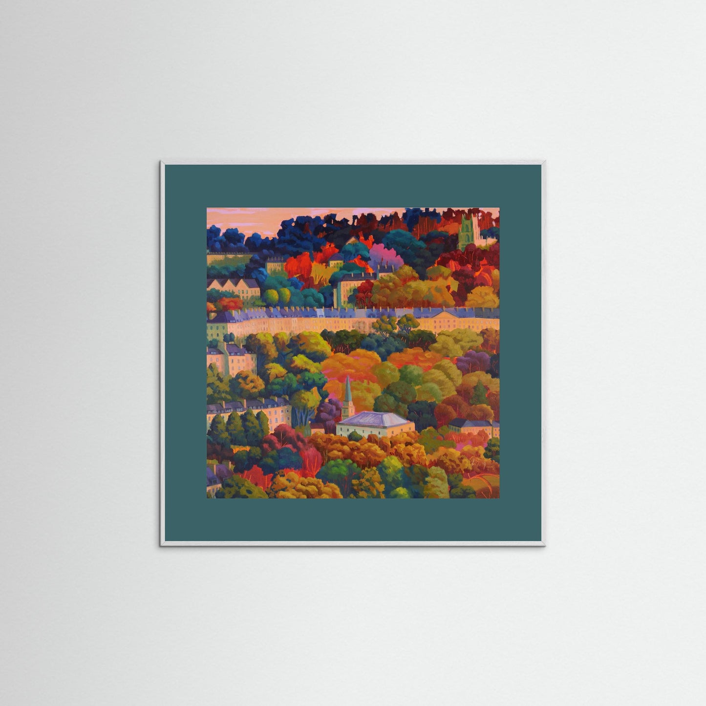 New Morning Over Bath - Square crop - Fine Art Paper Print