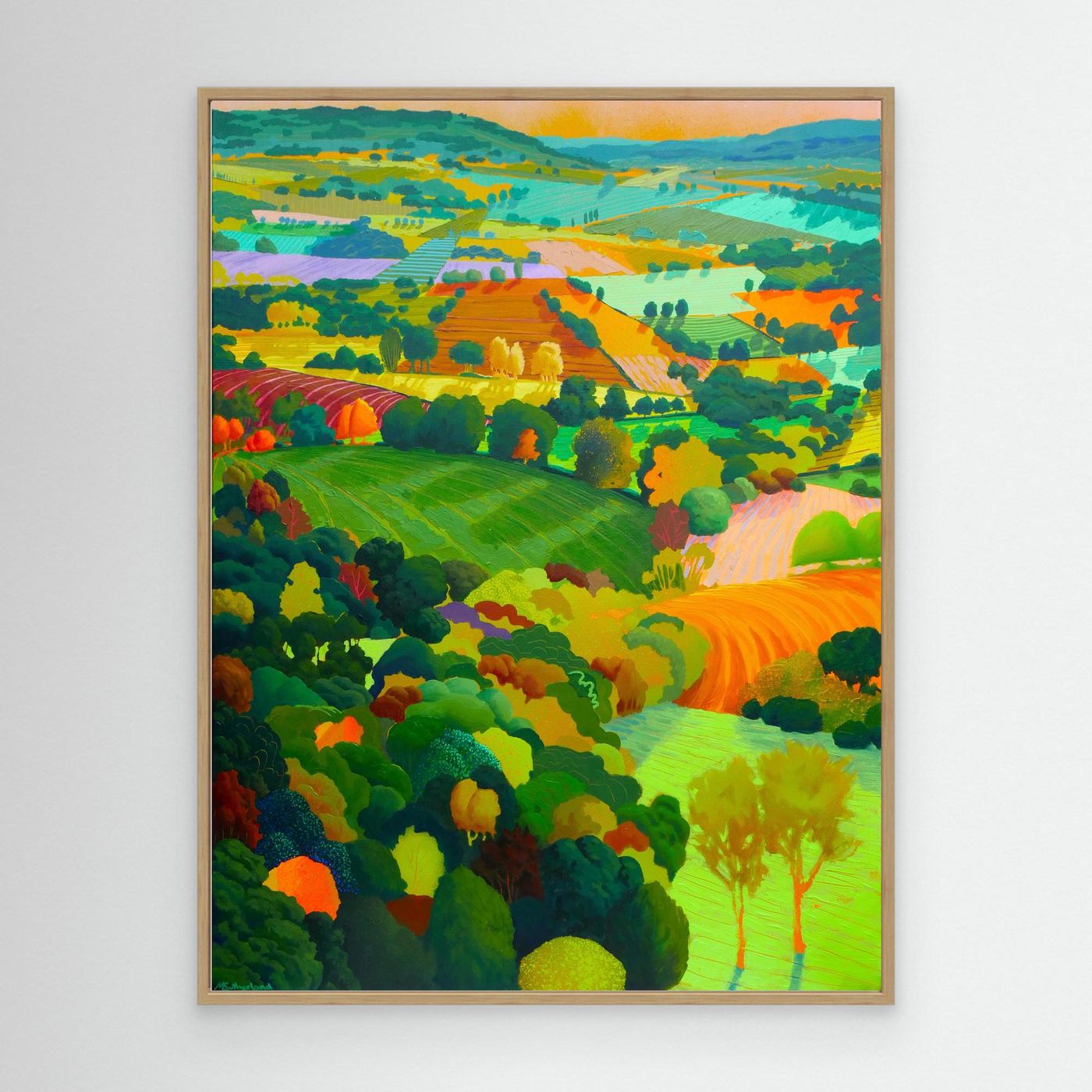 Cotswold Patchwork — Gallery Canvas Edition