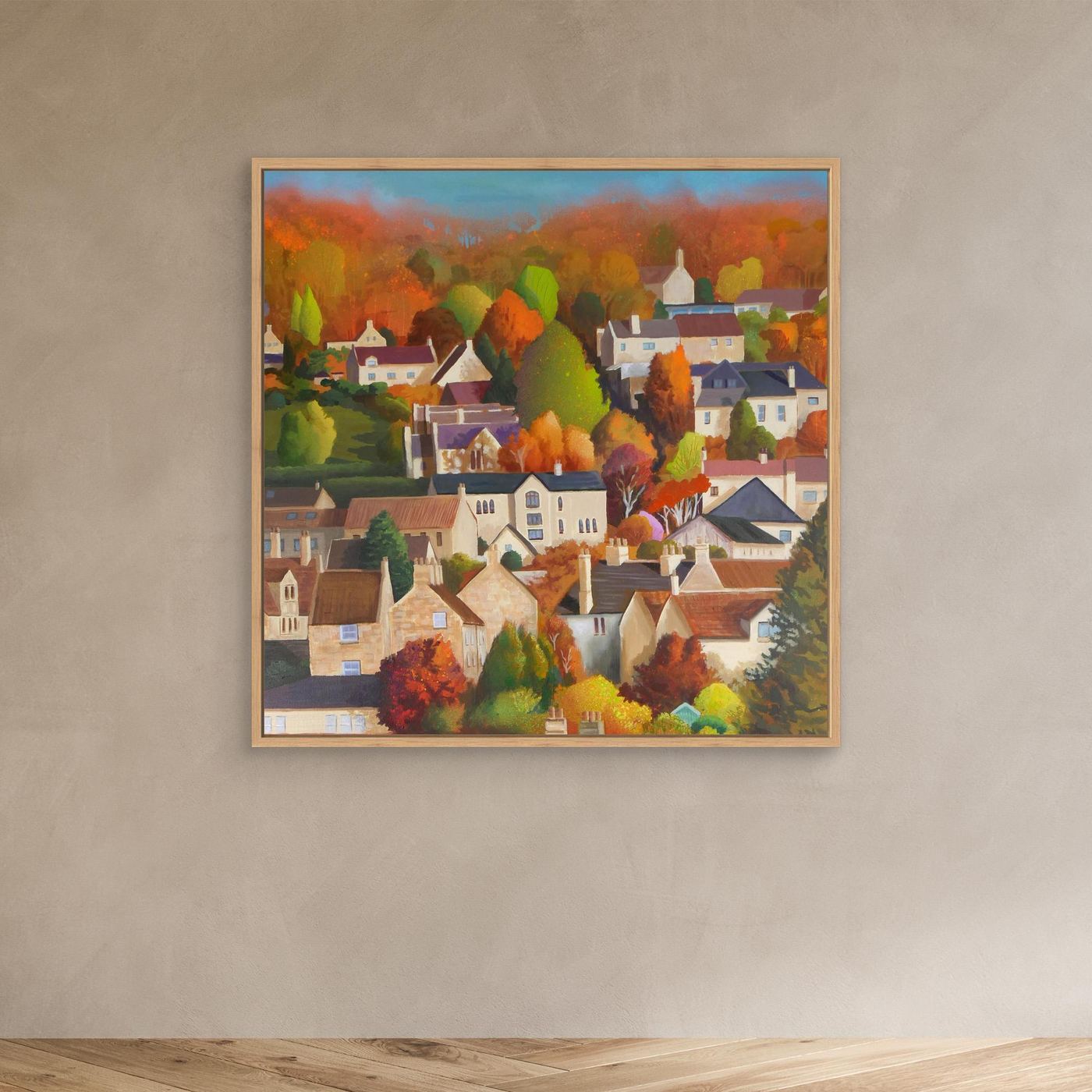 Autumn in Box (square crop) - Gallery Canvas Edition