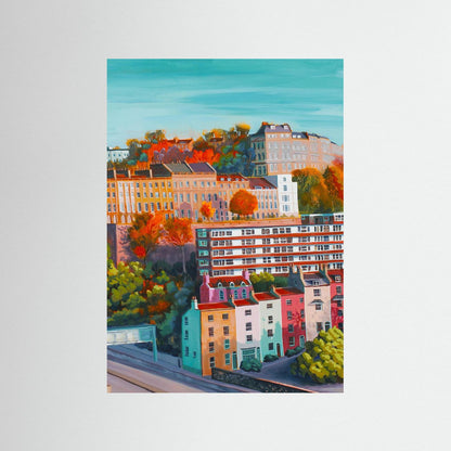 Back to Bristol (Housing Ladder) – Fine Art Paper Print