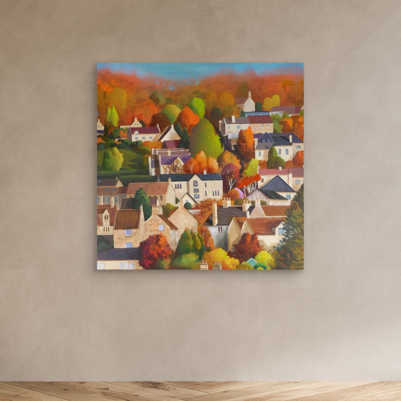 Autumn in Box (square crop) - Gallery Canvas Edition
