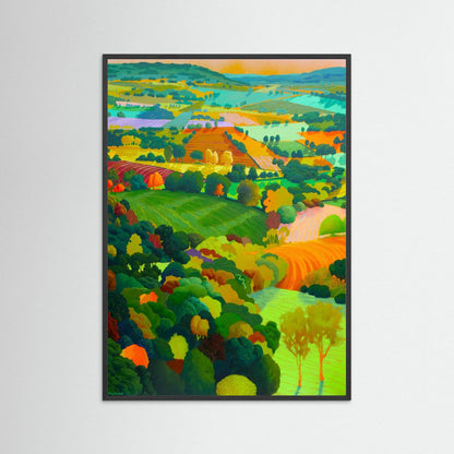 Cotswold Patchwork — Fine Art Paper Print