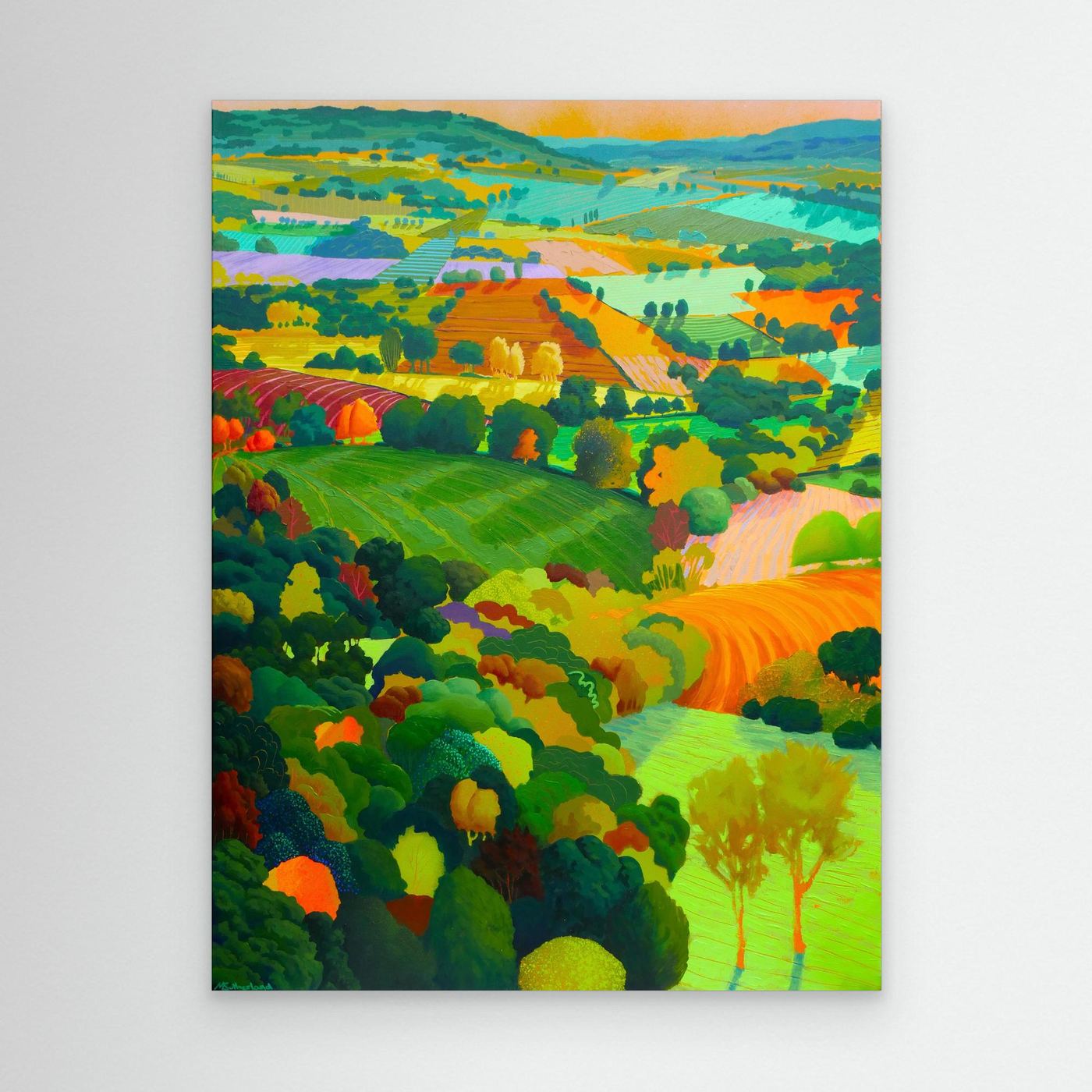 Cotswold Patchwork — Gallery Canvas Edition