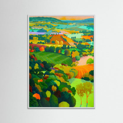 Cotswold Patchwork — Fine Art Paper Print