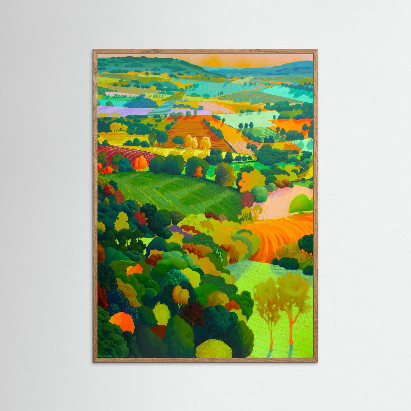Cotswold Patchwork — Fine Art Paper Print