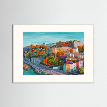 Back to Bristol Vignette – Fine Art Paper Print