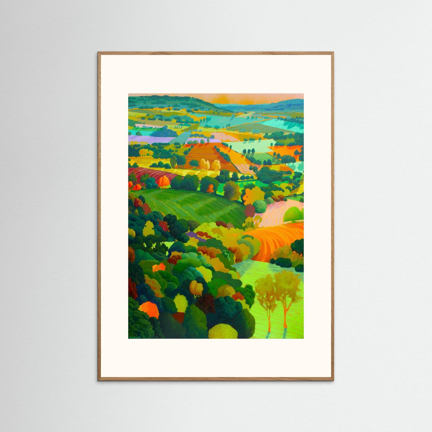 Cotswold Patchwork — Fine Art Paper Print