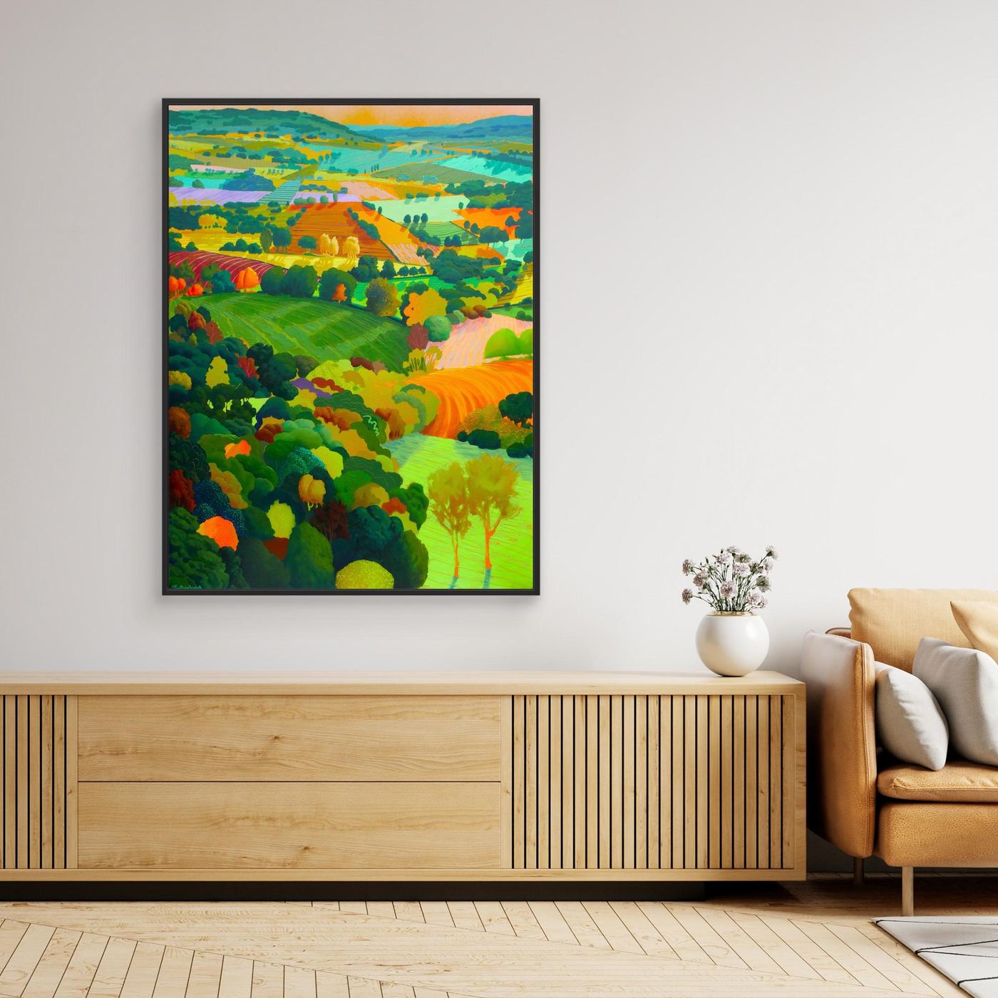 Cotswold Patchwork — Gallery Canvas Edition