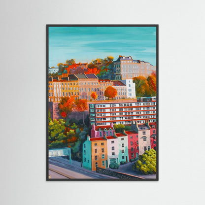 Back to Bristol (Housing Ladder) – Fine Art Paper Print