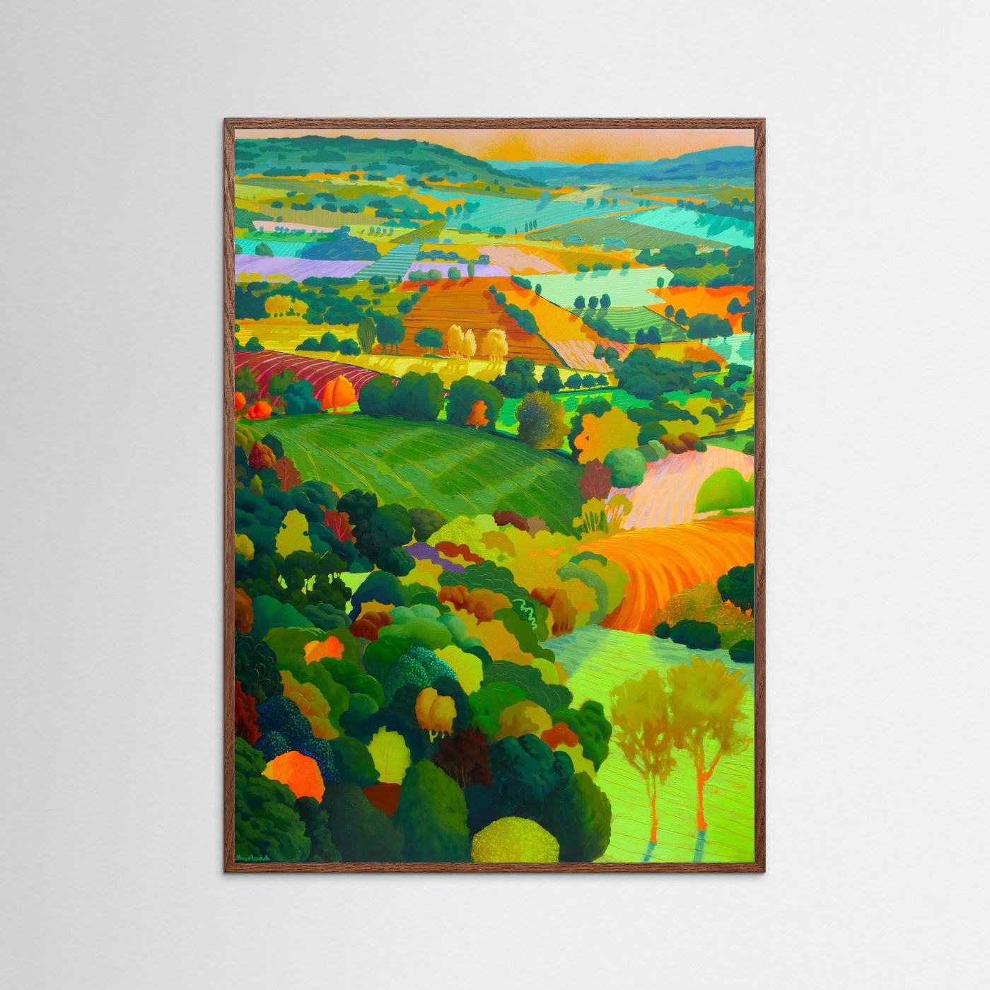 Cotswold Patchwork — Fine Art Paper Print