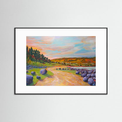 Evening Tide, Fading Light - Fine Art Paper Print