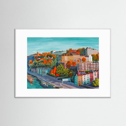 Back to Bristol Vignette – Fine Art Paper Print
