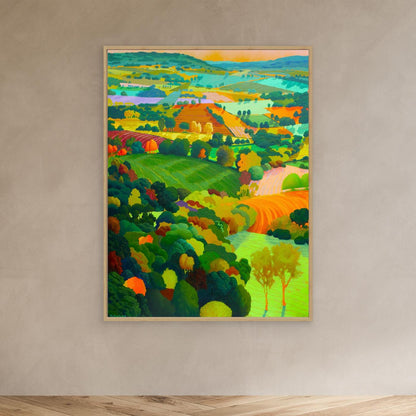 Cotswold Patchwork — Gallery Canvas Edition