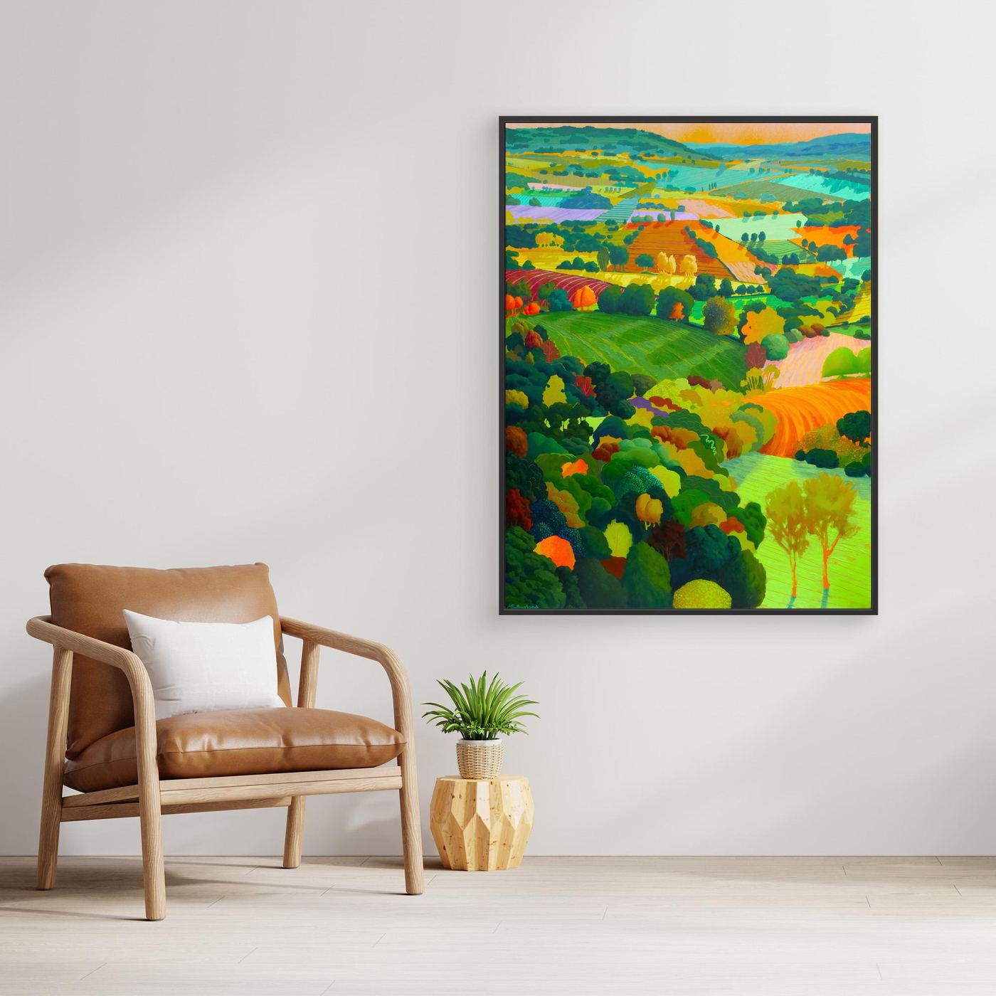 Cotswold Patchwork — Gallery Canvas Edition