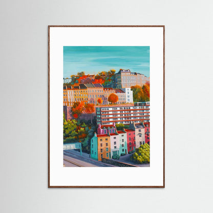 Back to Bristol (Housing Ladder) – Fine Art Paper Print