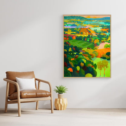 Cotswold Patchwork — Gallery Canvas Edition