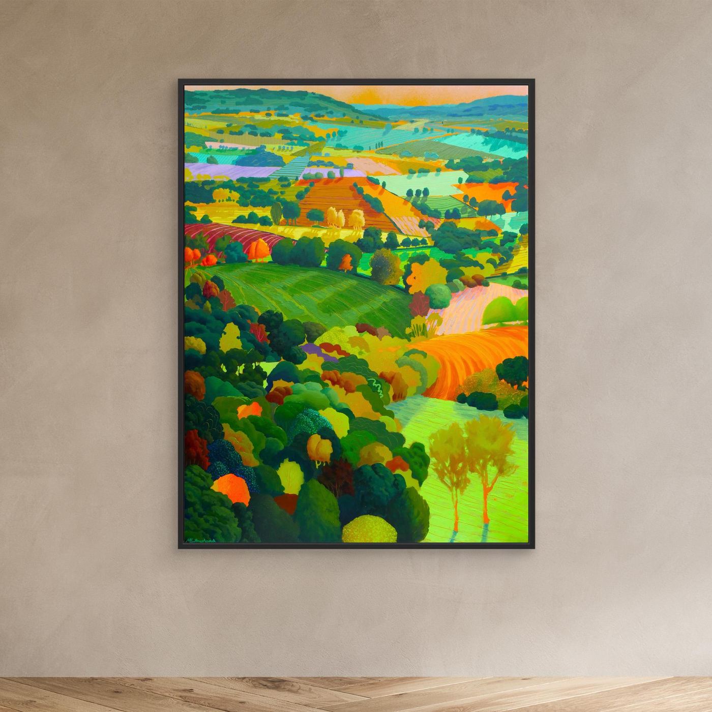 Cotswold Patchwork — Gallery Canvas Edition