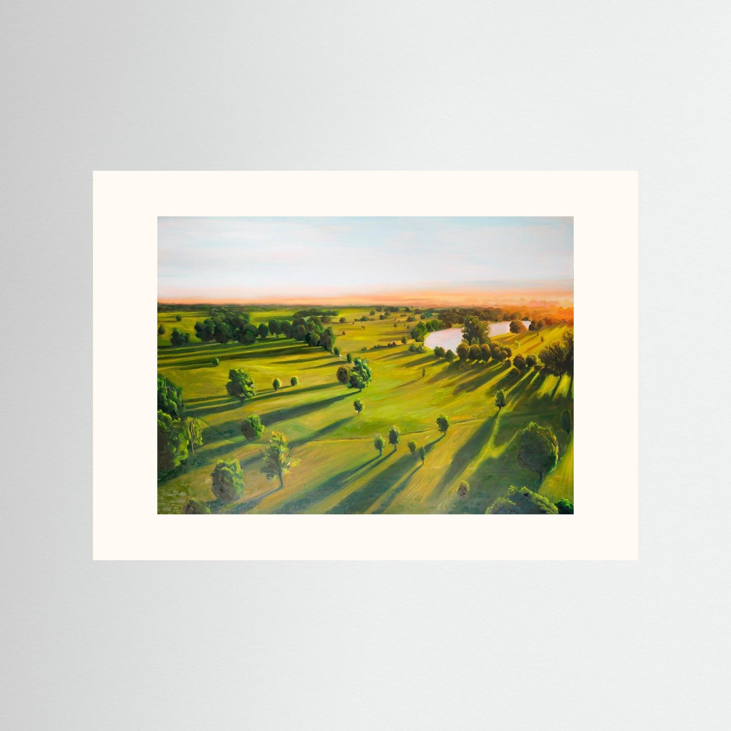 Sunrise On Corsham Court 2 — paper print options