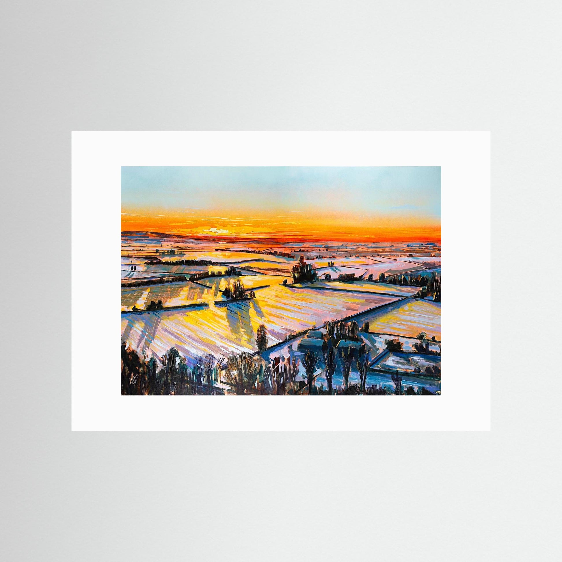 Winter Bird - paper print options