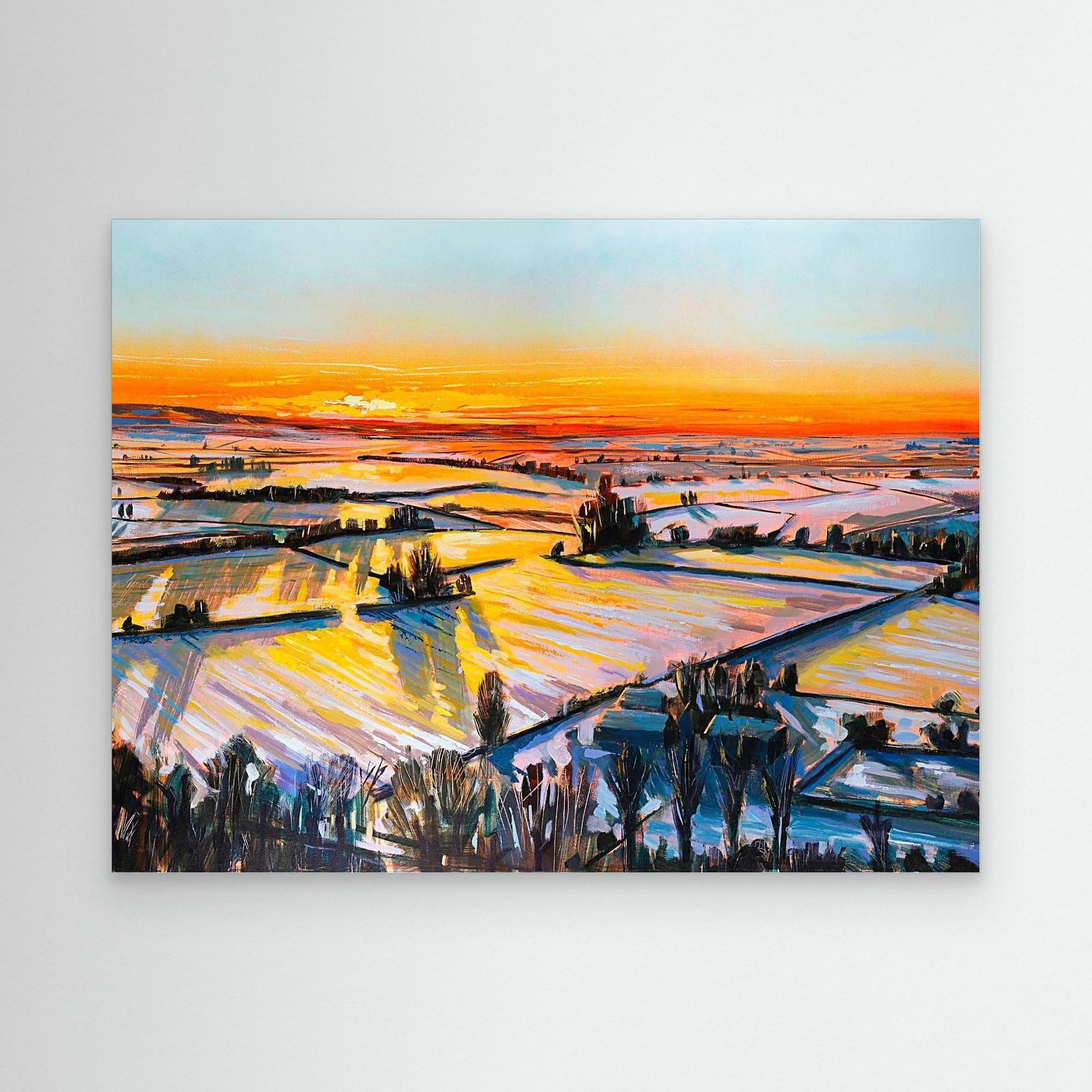 Winter Bird - canvas artwork options