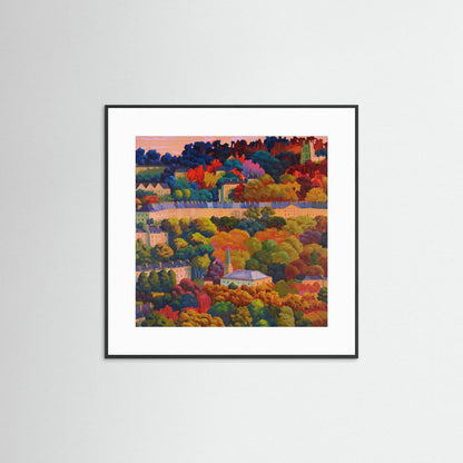 New Morning Over Bath - Square crop - Fine Art Paper Print