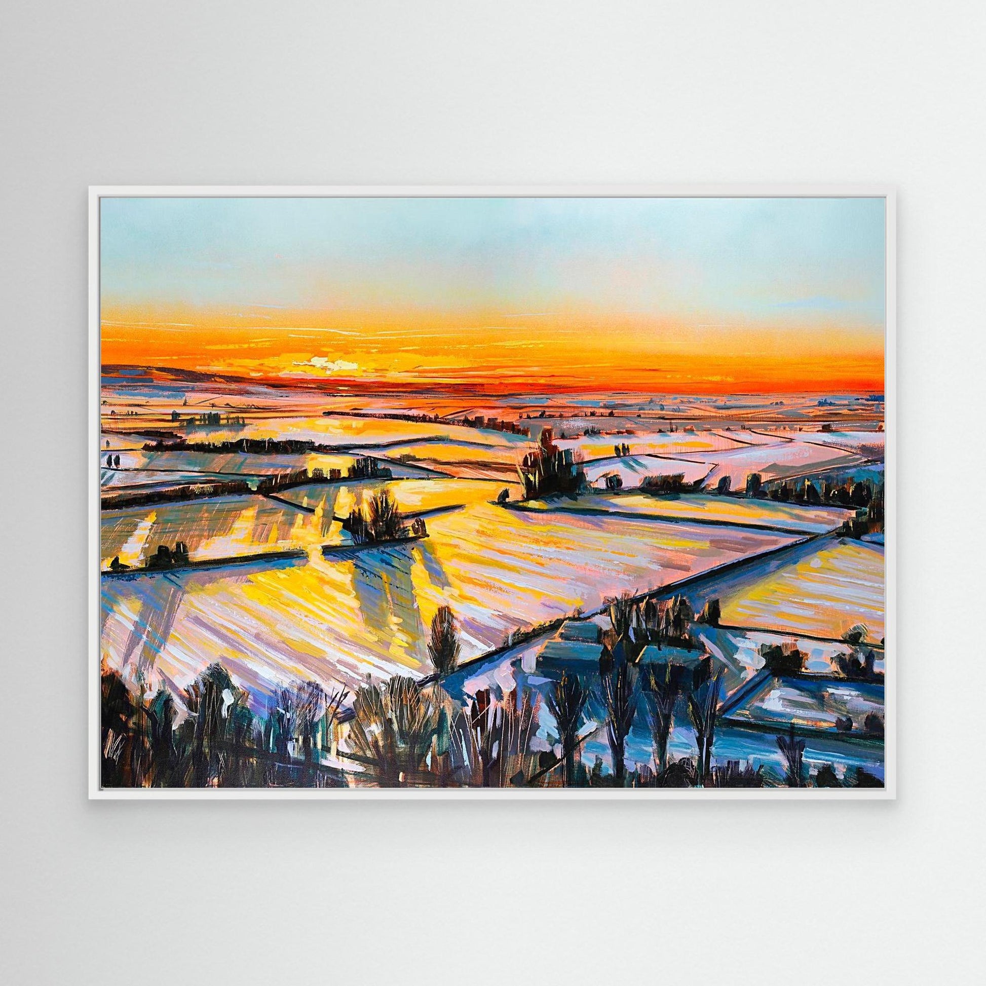 Winter Bird - canvas artwork options