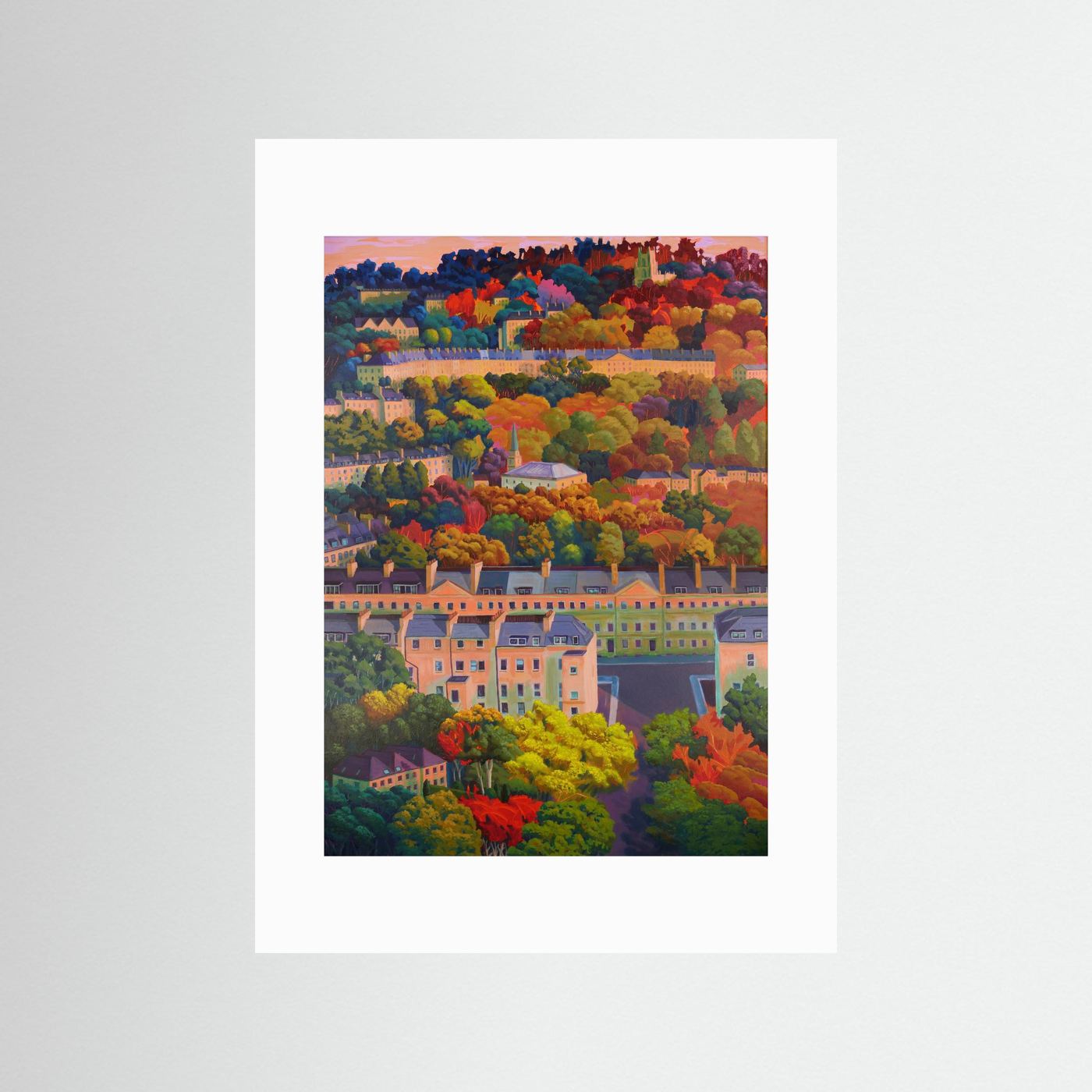 New Morning Over Bath - Fine Art Paper Print