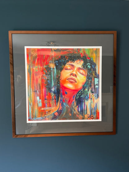 SOLD ‘Big Orange Three’ - Artist's Proof signed and framed (giclee) 1/1