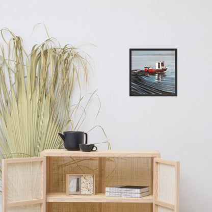 Portmahomack Fishing Boat Original Print (framed)