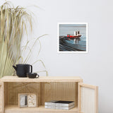 Portmahomack Fishing Boat Original Print (framed)