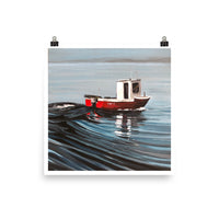 Portmahomack Fishing Boat Original Print (unframed)